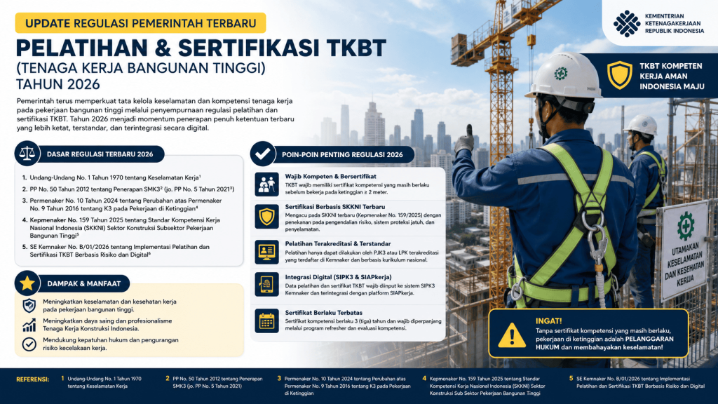 Regulasi Pelatihan Dan Sertifikasi TKBT Tahun 2026