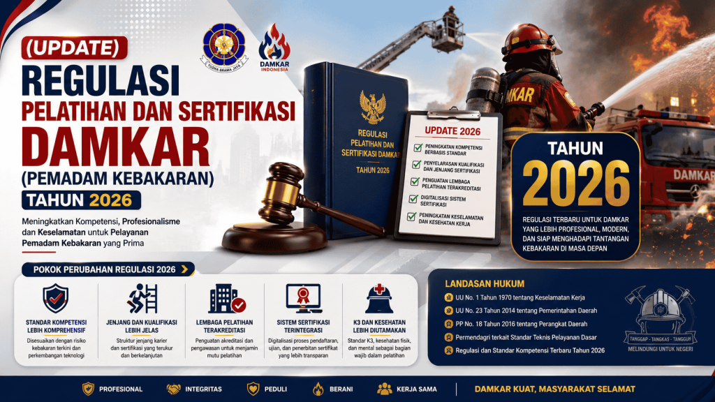 Regulasi Pelatihan Dan Sertifikasi DAMKAR Tahun 2026