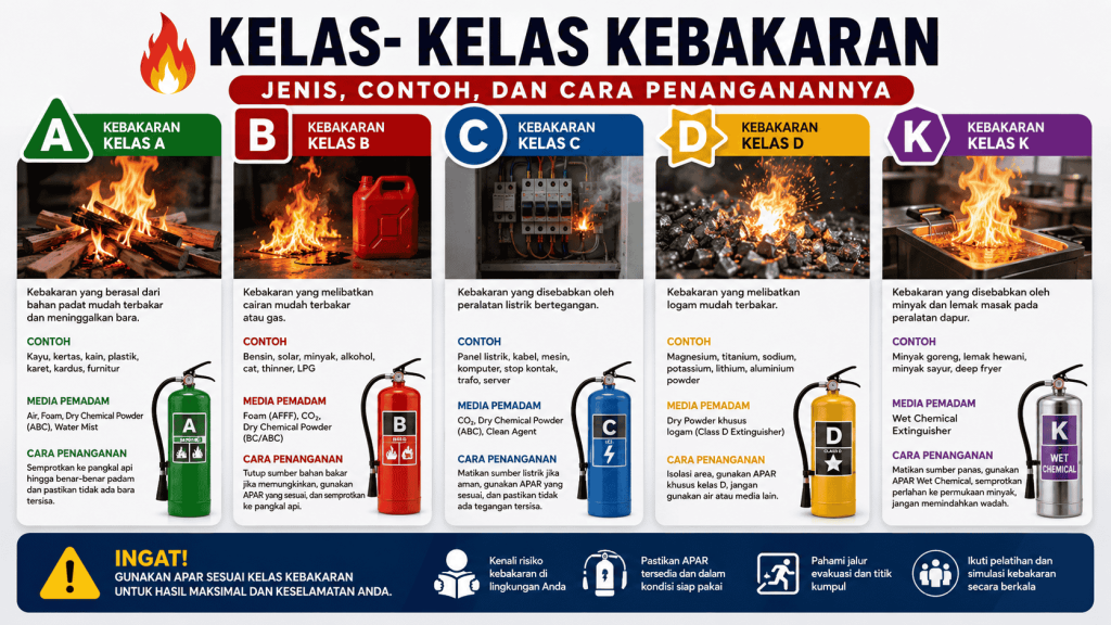 Kelas-Kelas Kebakaran