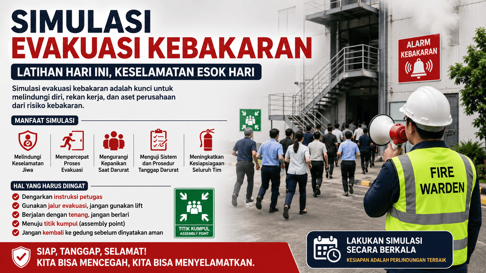 Cara Evakuasi Kebakaran